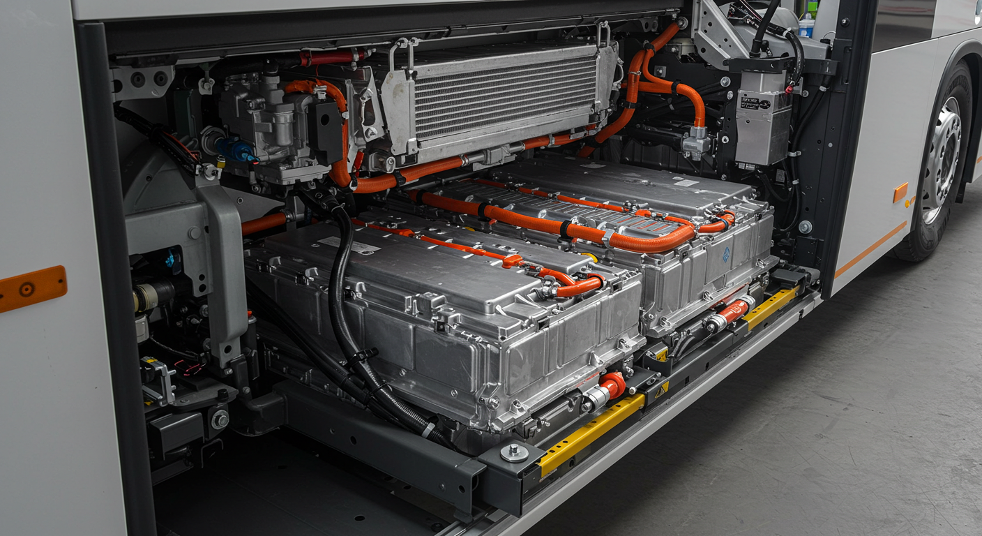 A Look Inside the EV Bus Powertrain
